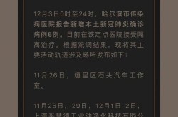 哈尔滨疫情最新数据消息今天新增3例病例，哈尔滨新增病例最新消息