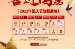 国庆节放假2021年放假时间表，国庆节放假2021年通知