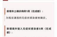 四川新增1例本土确诊病例多少（四川1例本土新冠）
