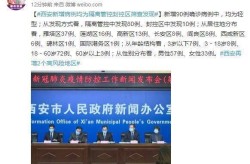 陕西西安疫情最新情况，陕西西安疫情最新消息