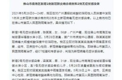 佛山疫情最新消息今天，2020年疫情最新消息