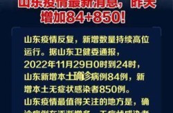 昨天山东新增疫情最新情况，昨日山东疫情最新消息