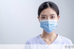 护士戴16层纱布口罩，老式医用纱布口罩护士