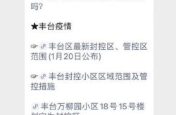 北京疫情丰台是哪的，丰台哪个小区出现疫情
