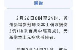 苏州疫情情况最新消息，今天苏州疫情最新消息