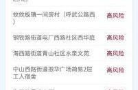 中高风险区域最新名单查询，属于高风险区域的有哪些