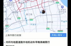 浦东新区限行区域地图，上海外地车限行区域