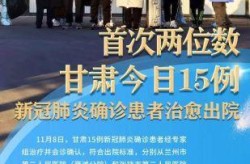 甘肃今天疫情最新消息数据，甘肃疫情最新消息今天