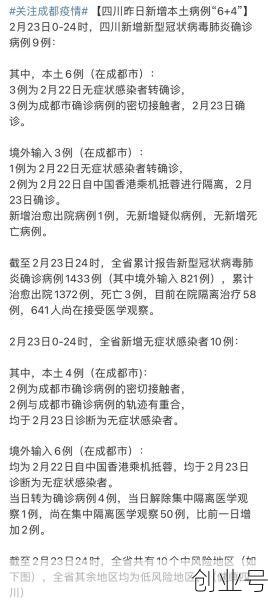 四川新增境外输入确诊24例(四川省新增病例最新消息)