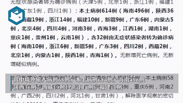 31省增本土确诊50例(全国新增本土病例最新消息)