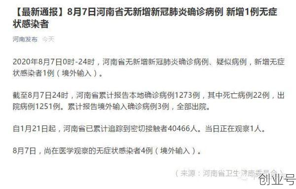 河南新增1例本地确诊病例（河南新增本土确诊病例轨迹公布）