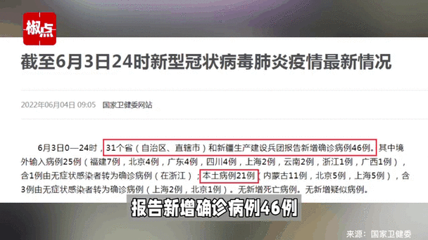 31省份新增10例确诊1例为本土病例，31省昨日新增本土病例