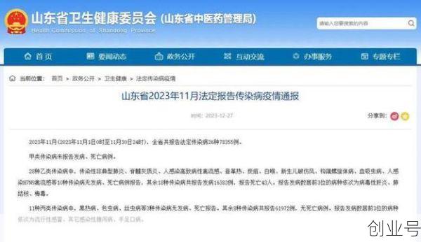 山东疫情最新报道今天，山东传染病疫情最新消息