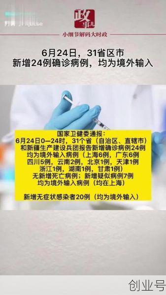 31省区市新增36例均为境外输入,31个省今天新增多少例