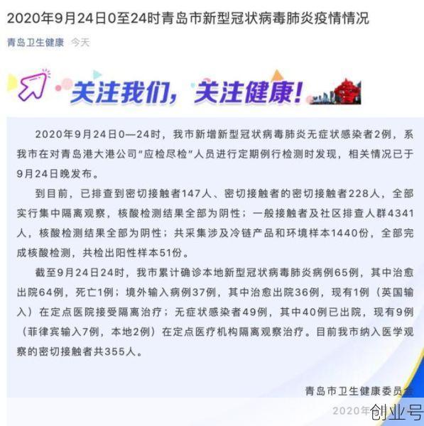 青岛涉冷链样本检出51份阳性(青岛发现51例阳性)