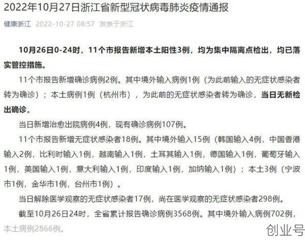浙江昨日新增本土阳性4例,浙江省份新增本土病例