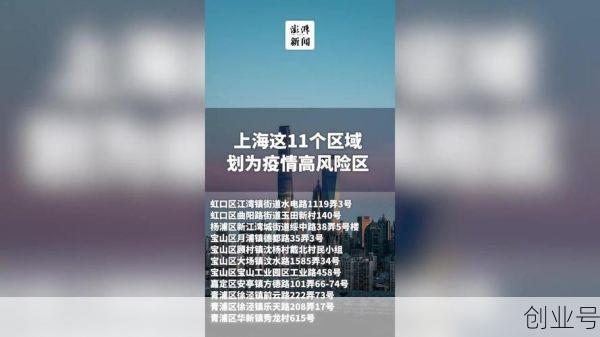 上海这9地划为中风险区，上海目前哪些地方是中风险地区