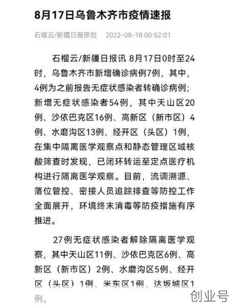 今日头条乌鲁木齐疫情，乌鲁木齐疫情最新消息