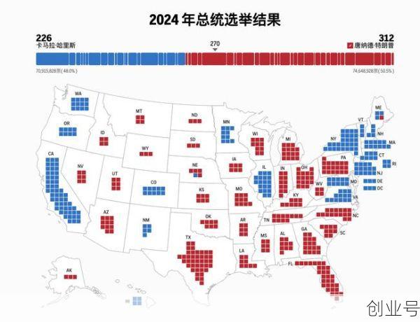 2016美国总统大选结果,2020美国总统大选结果