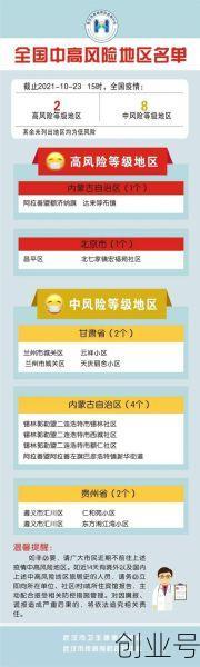疫情中高风险地区最新名单表，最近疫情中高风险地区有哪些