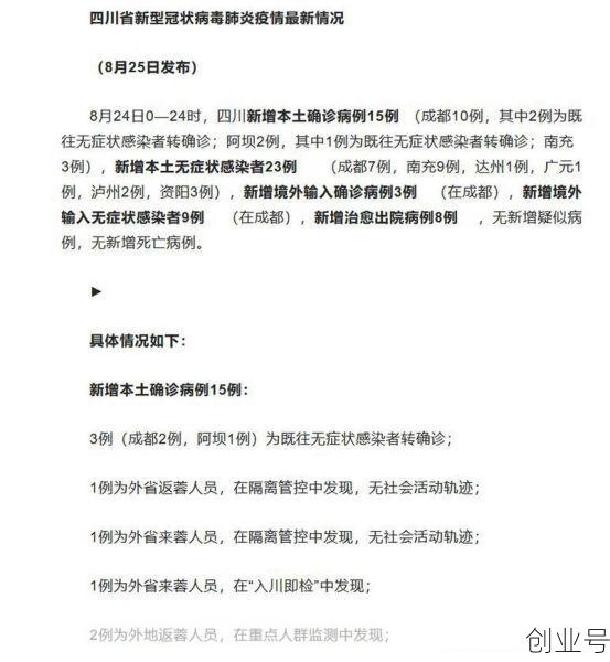 四川新增本土无症状12例，四川新增本土病例系原确诊者侄女