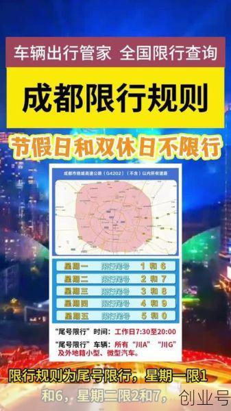 成都限号2022最新限号时间几点到几点结束,成都限号2022最新限号时间