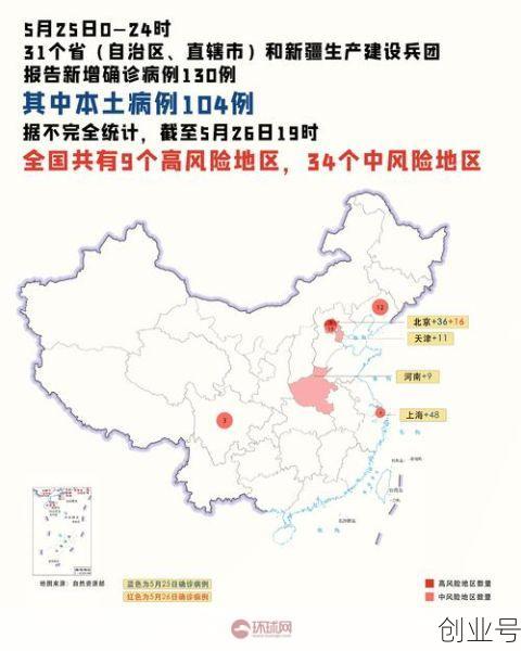国内疫情最新数据消息中高风险地区地图,全国疫情中高风险地区地图